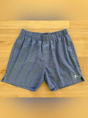 The Endless Summer Men’s Large Blue Hybrid Shorts Elastic Waist Stretch Beach